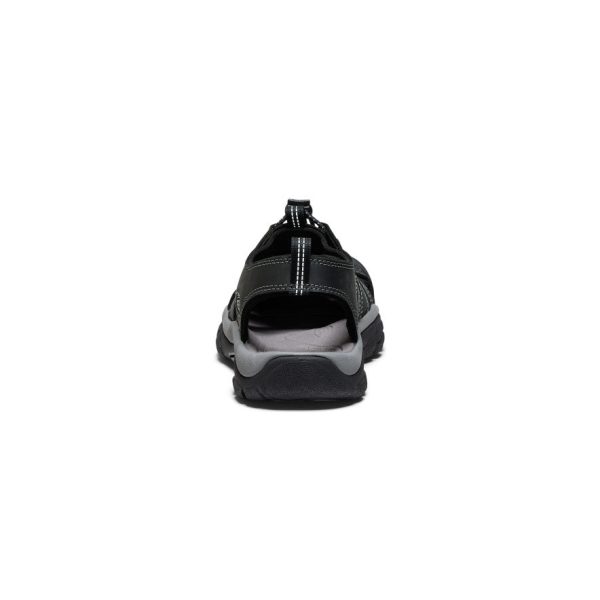 Men's Newport Leather Sandal  |  Black/Steel Grey - Image 5