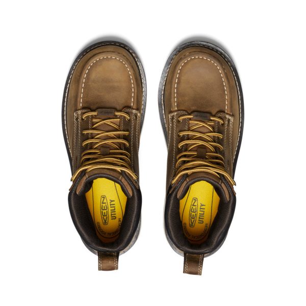 Men's Cincinnati 6 Waterproof 90° Heel Boot (Carbon Toe)  |  Belgian/Sandshell - Image 4