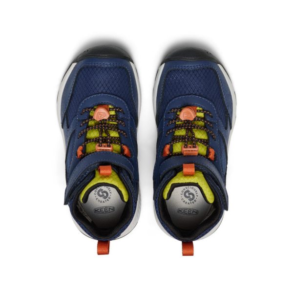 Little Kids' Skua Waterproof Boot  |  Naval Academy/Rogue Green - Image 4