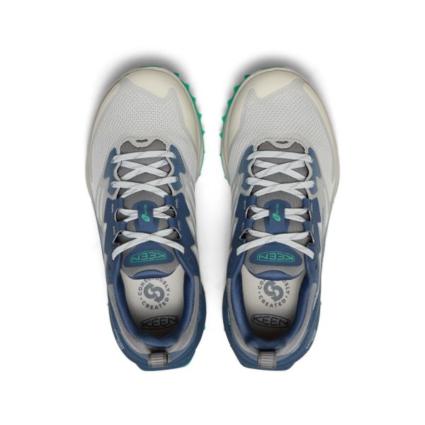 Women's Zionic NXT Waterproof Hiking Shoe  |  Vapor/Ballad Blue - Image 4