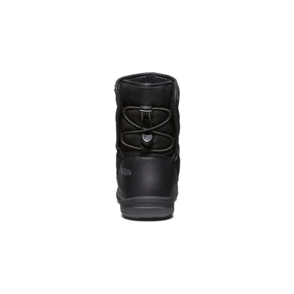 Big Kids' Puffrider Waterproof Winter Boot  |  Black/Steel Grey - Image 5