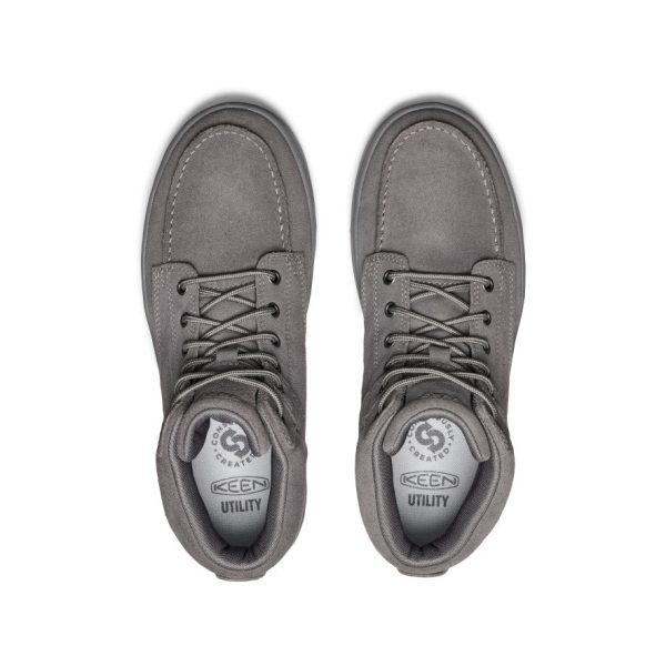 Men's Gibson Boot (Soft Toe)  |  Steel Grey/Steel Grey - Image 4