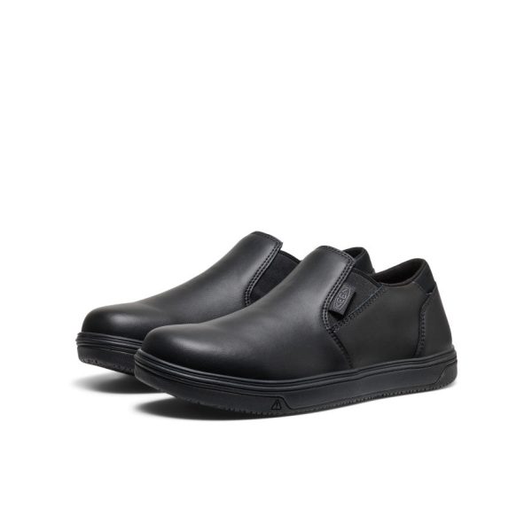Men's Kenton Shift WTX Work Shoe (Soft Toe)  |  Black/Black - Image 2