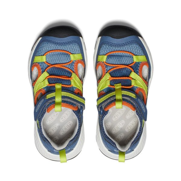 Little Kids' Motozoa Sandal  |  Vintage Indigo/Scarlet Ibis - Image 4