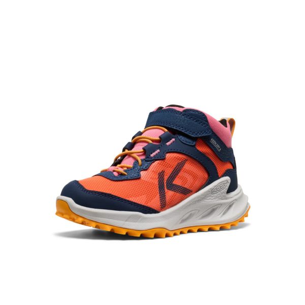 Little Kids' Zionic Waterproof Hiker  |  Naval Academy/Nasturtium - Image 3