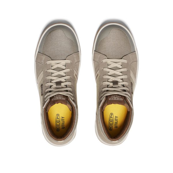 Men's Kenton Mid Work Shoe (Carbon Toe)  |  Brindle/Gum - Image 4
