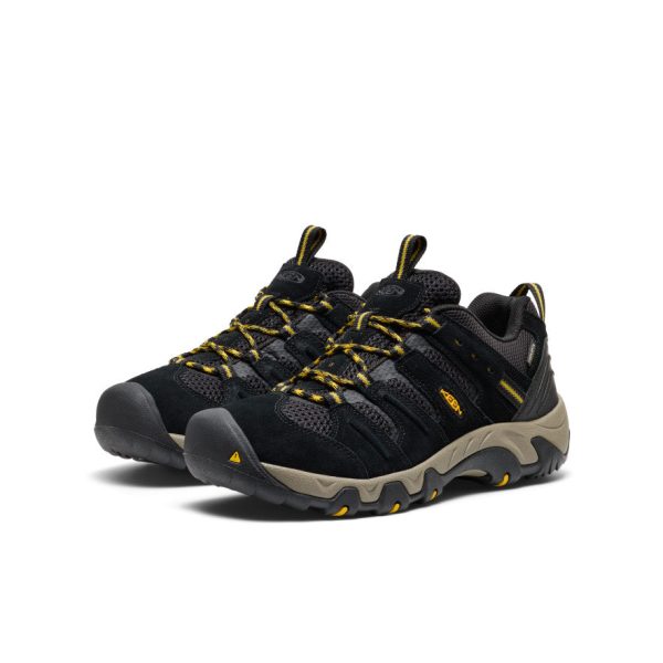 Men's Headout Waterproof Hiking Shoe  |  Black/Lemon Curry - Image 2