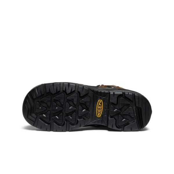 Men's Targhee IV Waterproof Work Boot (Carbon Toe)  |  Dark Earth/Black - Image 6