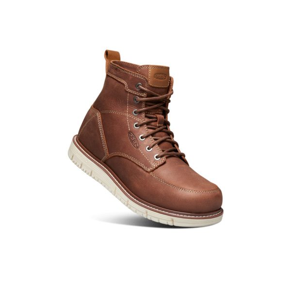 Men's San Jose 6 Boot (Soft Toe)  |  Gingerbread/Off White - Image 3