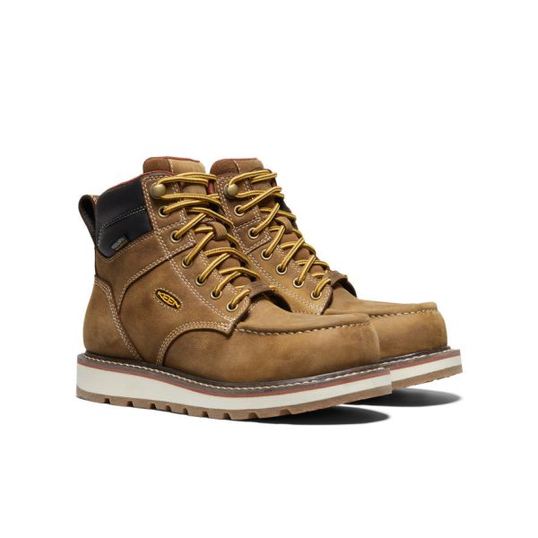 Women's Cincinnati 6 Waterproof Boot (Carbon Toe)  |  Belgian/Sandshell - Image 2