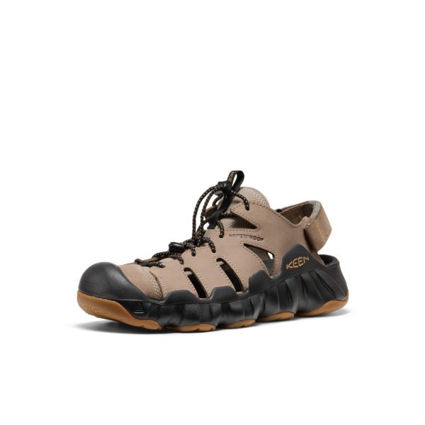 Men's Hyperport Fisherman Leather Sandal  |  Brindle/Oak Buff - Image 3