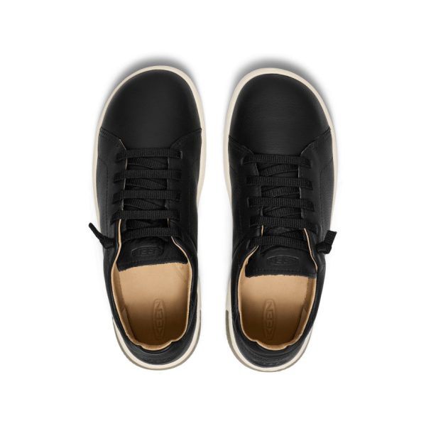Men's KNX Leather Sneaker  |  Black/Star White - Image 4
