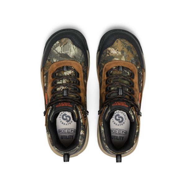 Women's Skokie Waterproof Work Boot (Soft Toe)  |  Camo/Black - Image 4