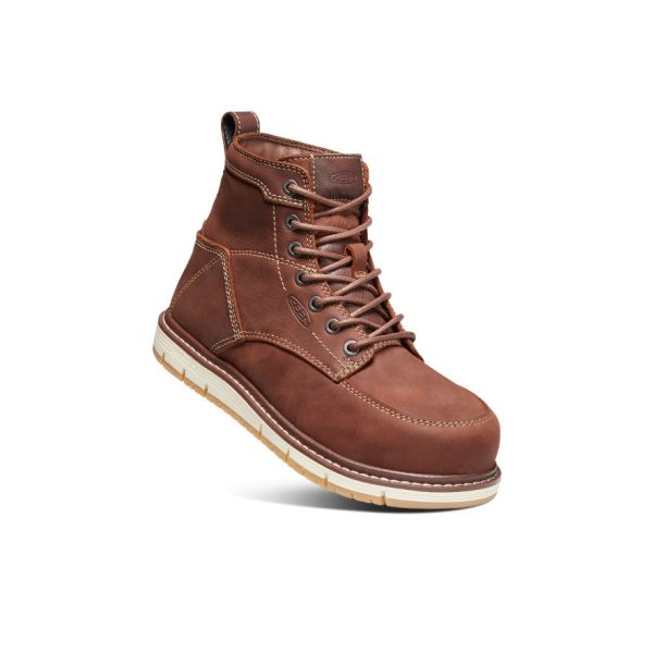 Women's San Jose 6 Boot (Aluminum Toe)  |  Gingerbread/Gum - Image 3