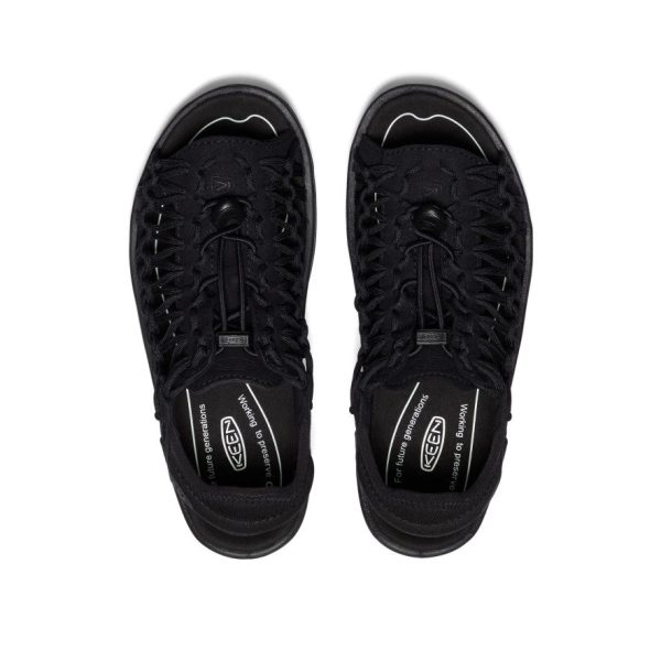 Women's UNEEK II Open-Toe Sneaker  |  Black/Black - Image 4