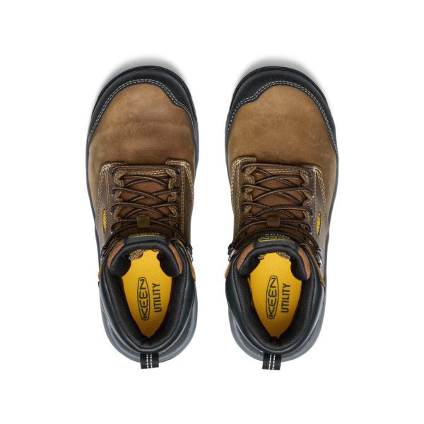 Women's Evanston 6 Waterproof Boot INT MET (Carbon Toe)  |  Bison/Black - Image 4