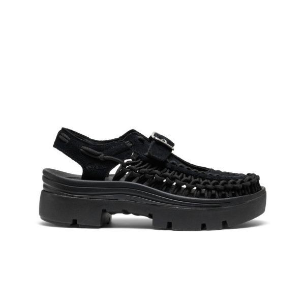 All Gender UNEEK PLT Mary Jane Sneaker  |  Black/Black - Image 2