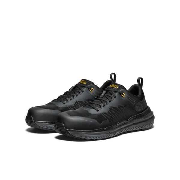 Men's Speedworks Work Sneaker (Carbon Toe)  |  Black/Steel Grey - Image 2
