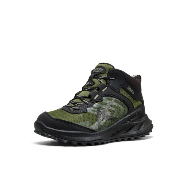 Big Kids' Zionic Waterproof Boot  |  Black/Bronze Green - Image 3