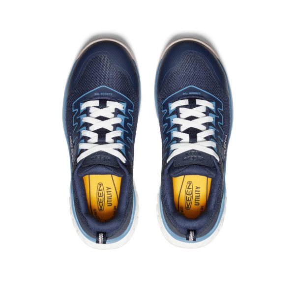 Women's Arvada Work Sneaker (Carbon Toe)  |  Naval Academy/Peach Whip - Image 4