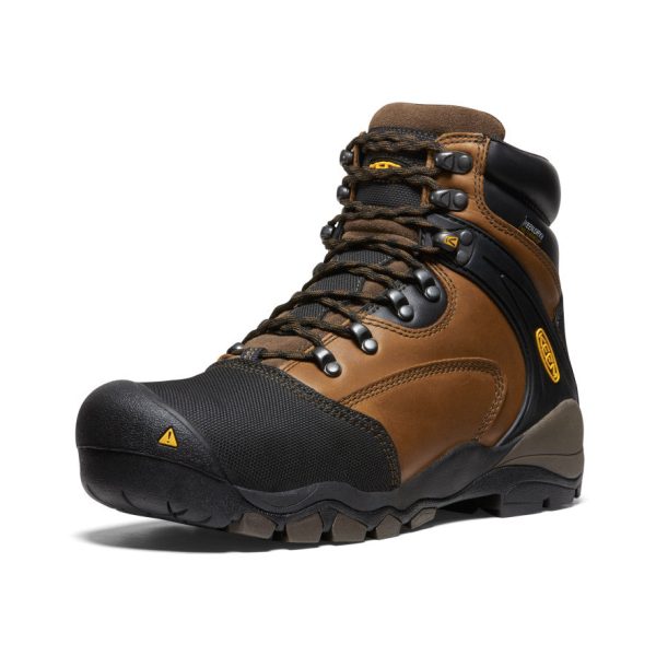 Men's Louisville 6 MET Waterproof Boot (Steel Toe)  |  Slate Black - Image 3