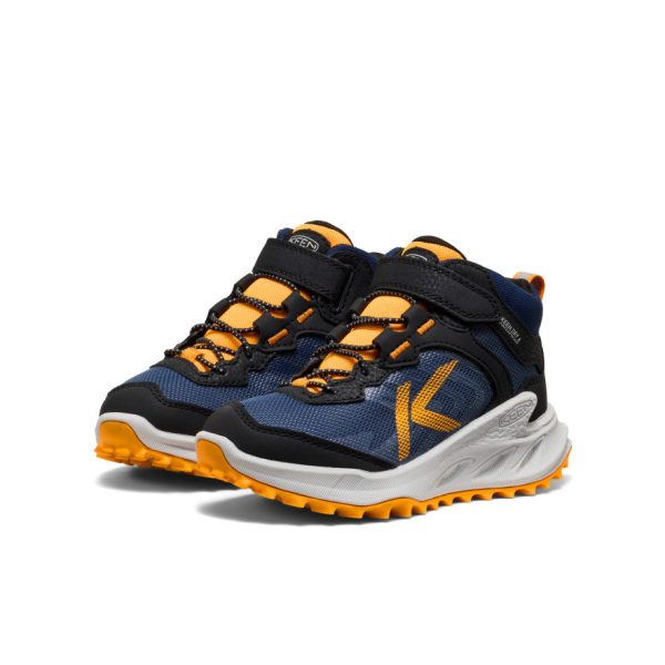 Little Kids' Zionic Waterproof Boot  |  Naval Academy/Bright Marigold - Image 2