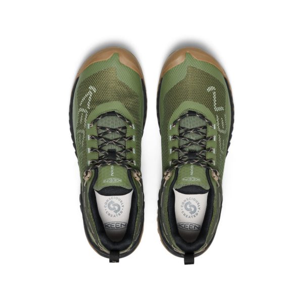 Men's NXIS EVO Waterproof Shoe  |  Bronze Green/Brindle - Image 4