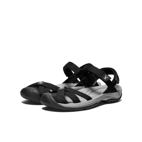 Women's Bali Strap Sandal  |  Black/Alloy - Image 2