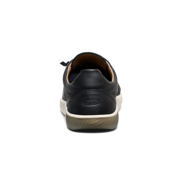 Women's KNX Leather Sneaker  |  Black/Star White - Image 5