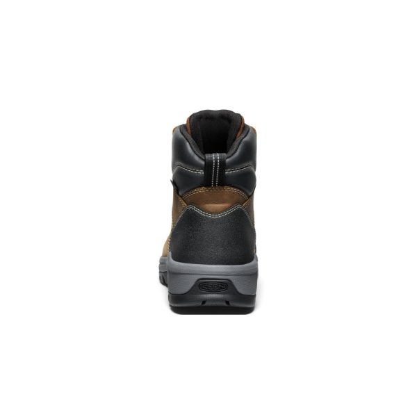 Men's Evanston 6 Waterproof Boot (Soft Toe)  |  Bison/Black - Image 5