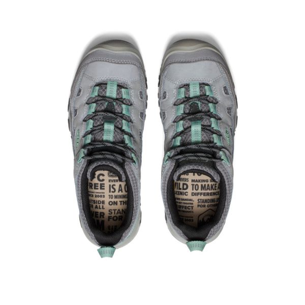 Women's Targhee IV Vented Hiking Shoe  |  Alloy/Granite Green - Image 4