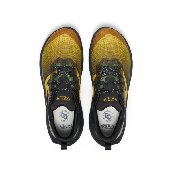 Men's 450 Dirt Waterproof Hiking Shoe  |  Lemon Curry/Black - Image 4