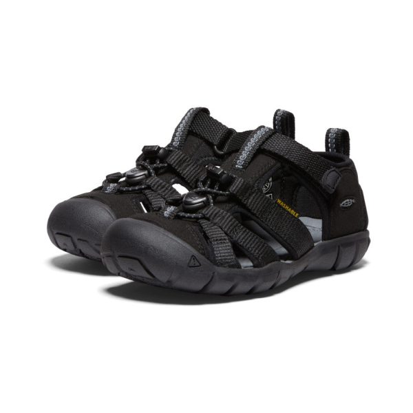 Little Kids' Seacamp II CNX  |  Black/Grey - Image 2