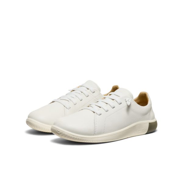 Men's KNX Leather Sneaker  |  Star White/Star White - Image 3