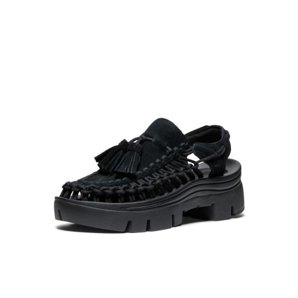 All Gender UNEEK PLT Tassel Sneaker  |  Black/Black - Image 3