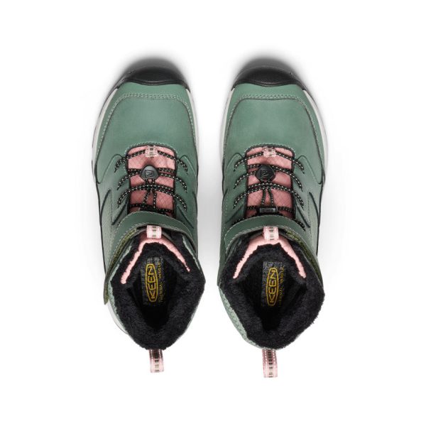 Big Kids' Skua Waterproof Winter Boot  |  Dark Forest/Rose Elegance - Image 4