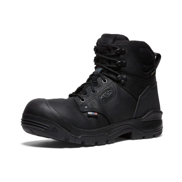 Men's Independence 6 Waterproof Boot (Soft Toe)  |  Black/Black - Image 3