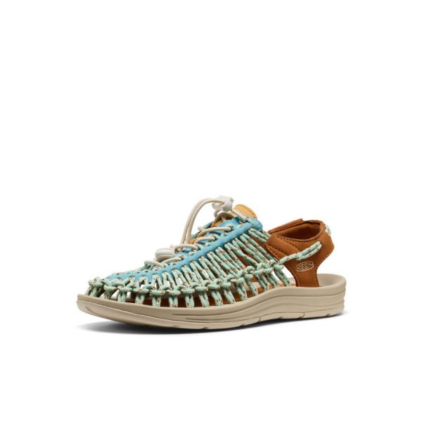 Women's UNEEK Sneaker  |  Milky Blue/Roasted Pecan - Image 3