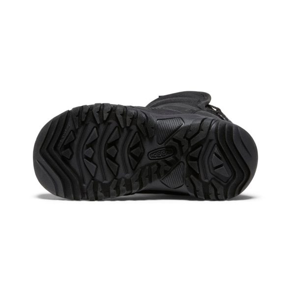 Little Kids' Puffrider Waterproof Winter Boot  |  Black/Steel Grey - Image 6
