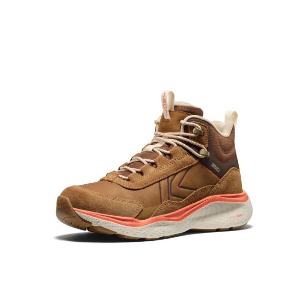 Women's Leiki Waterproof Leather Hiking Boot  |  Chipmunk/Birch - Image 3
