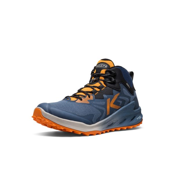 Men's Zionic NXT Waterproof Hiking Boot  |  Naval Academy/Bright Marigold - Image 3