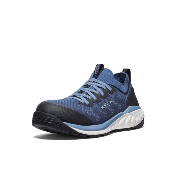Women's Arvada Shift ESD Work Sneaker (Carbon Toe)  |  Vintage Indigo/Faded Denim - Image 3