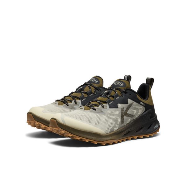 Men's Zionic NXT Waterproof Hiking Shoe  |  Abbey Stone/Dark Olive - Image 2