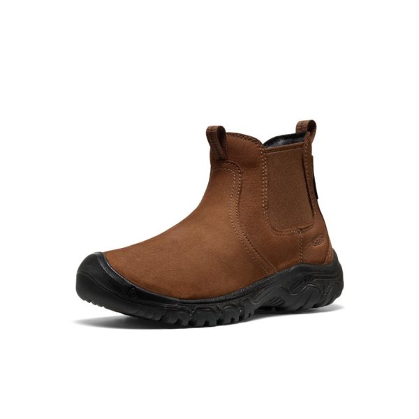 Women's Greta II Waterproof Chelsea  |  Bison/Black - Image 3