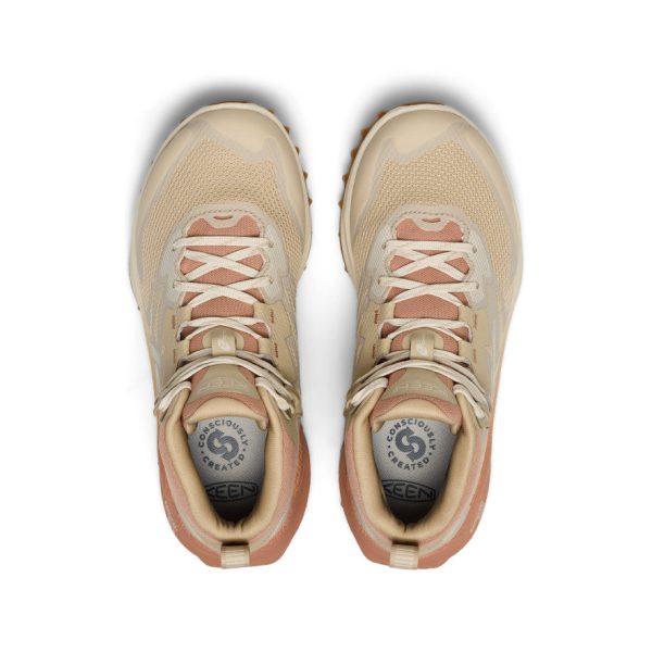Women's Zionic NXT Waterproof Hiking Boot  |  Safari/Cork - Image 4