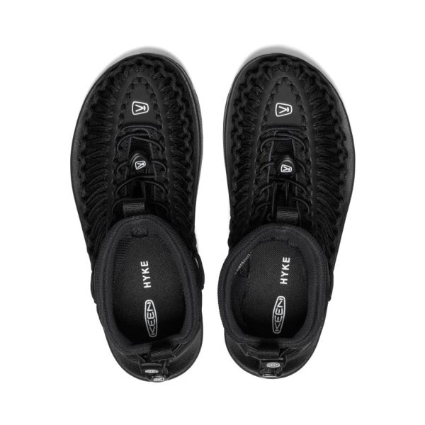 Women's UNEEK High Top x HYKE  |  HYKE Black - Image 4