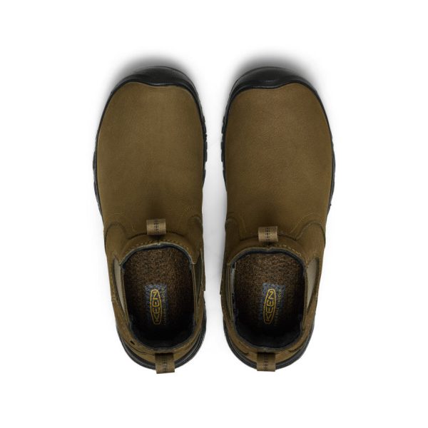 Women's Greta II Waterproof Chelsea  |  Dark Olive/Black - Image 5