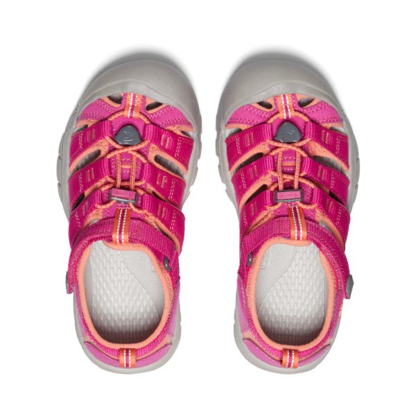 Big Kids' Newport H2  |  Verry Berry/Fusion Coral - Image 4
