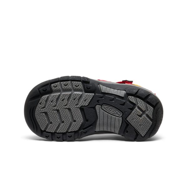 Little Kids' Newport H2  |  Ribbon Red/Gargoyle - Image 6