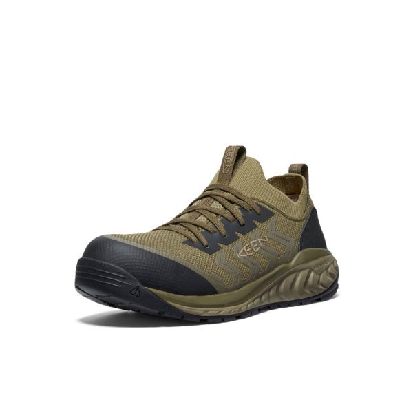 Men's Arvada Shift Work Sneaker (Carbon Toe)  |  Martini Olive/Black - Image 3